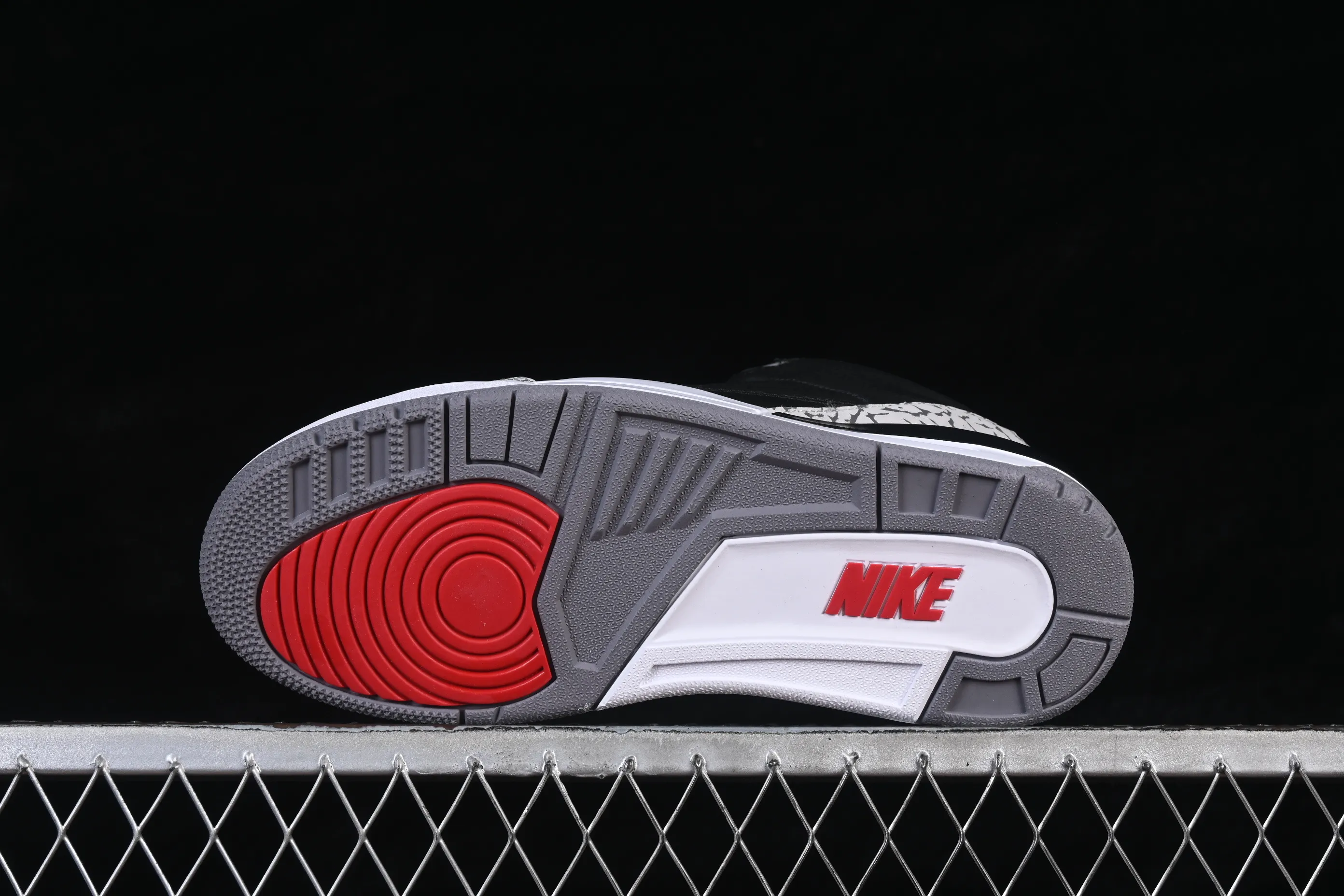 All categories Air Jordan Jordan series basketball shoes Air Jordan 3 TG version Air Jordan 3 "Black Cement" AJ3 Jordan 3 first year black cement DN3707-010